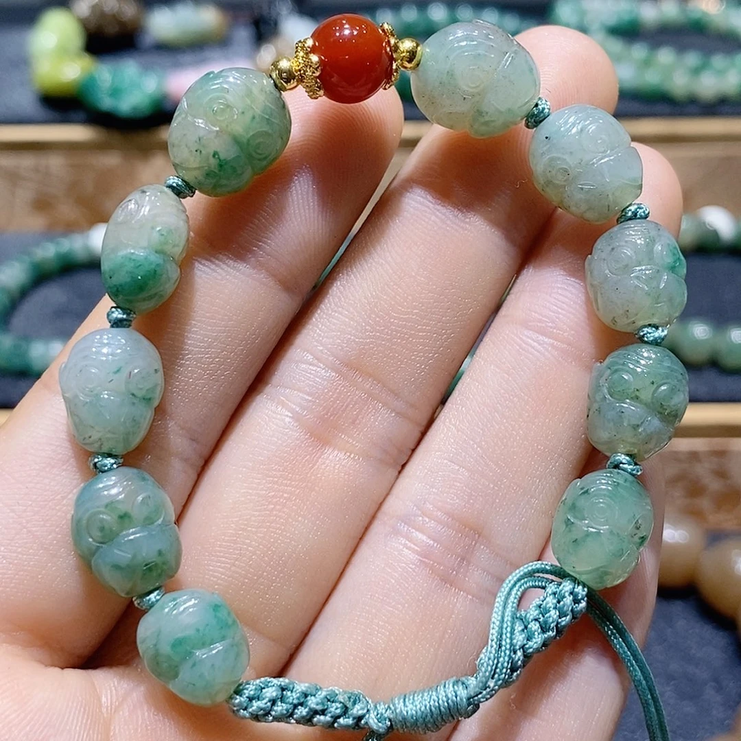 独山玉未镶嵌手串