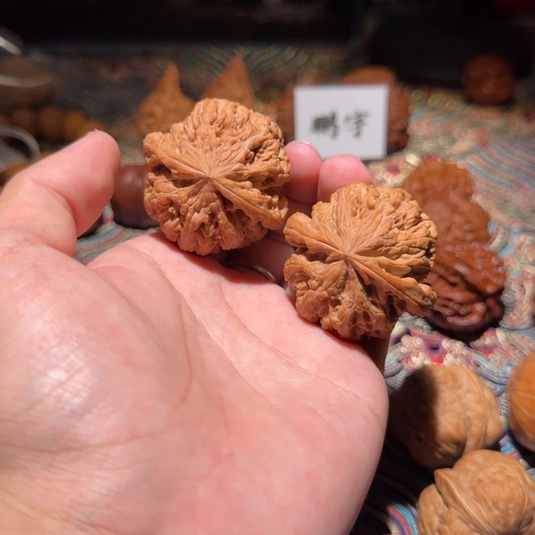 把件核桃211号45平谷粗筋文玩核桃