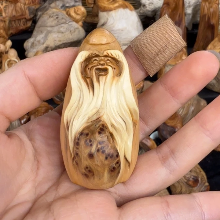 裤***༽柏木（崖柏）手把件