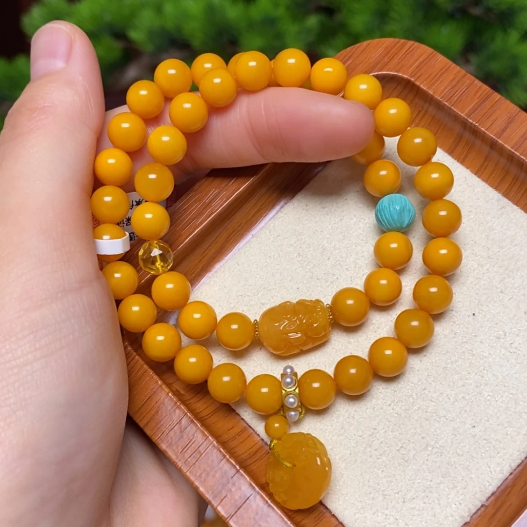 【闪购商品】未镶嵌蜜蜡手链手串