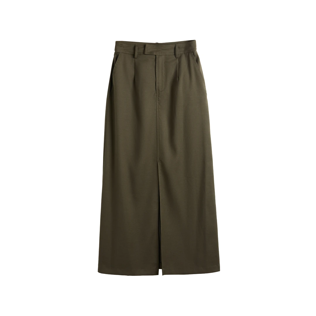 经典复古春夏季显长腿优雅半身裙1889