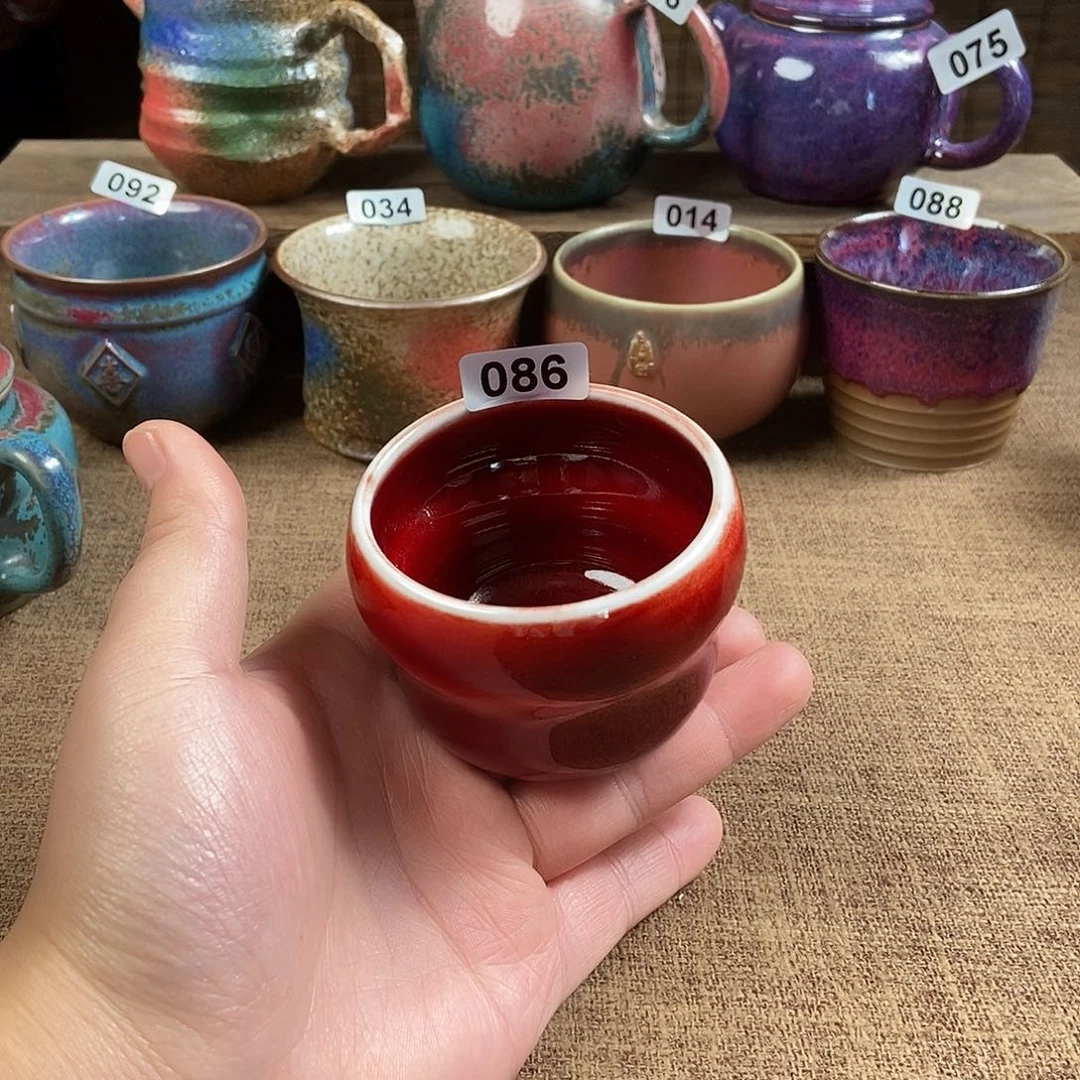 瓷片钧瓷茶壶艺术