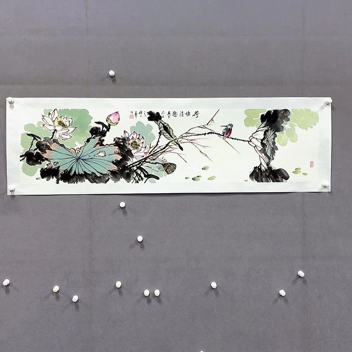 国画亲笔手绘放心去藏