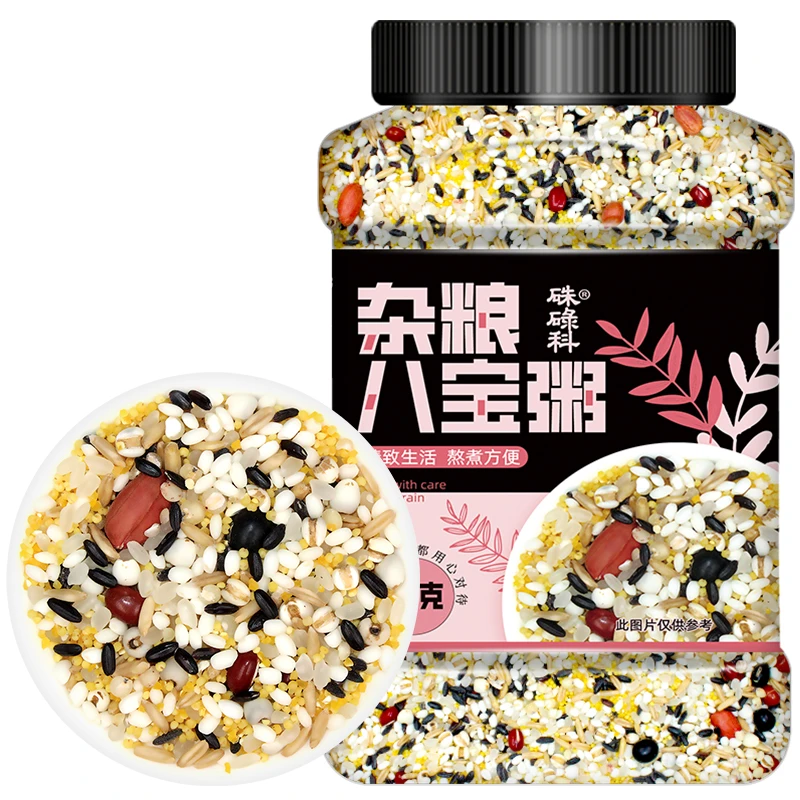硃碌科八宝粥1kg罐装大米燕麦糯米花生红豆等五谷杂粮腊八八宝米