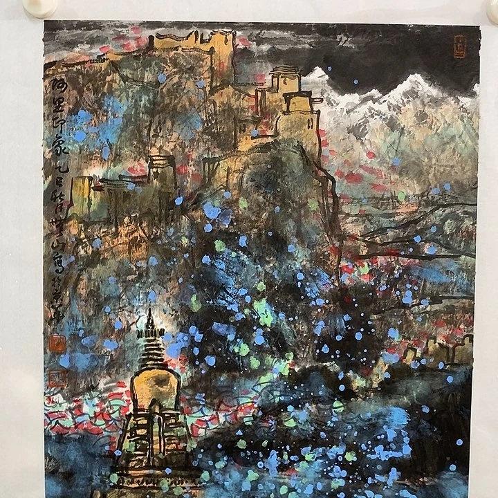 国画书画作品多次参加全国书画大展