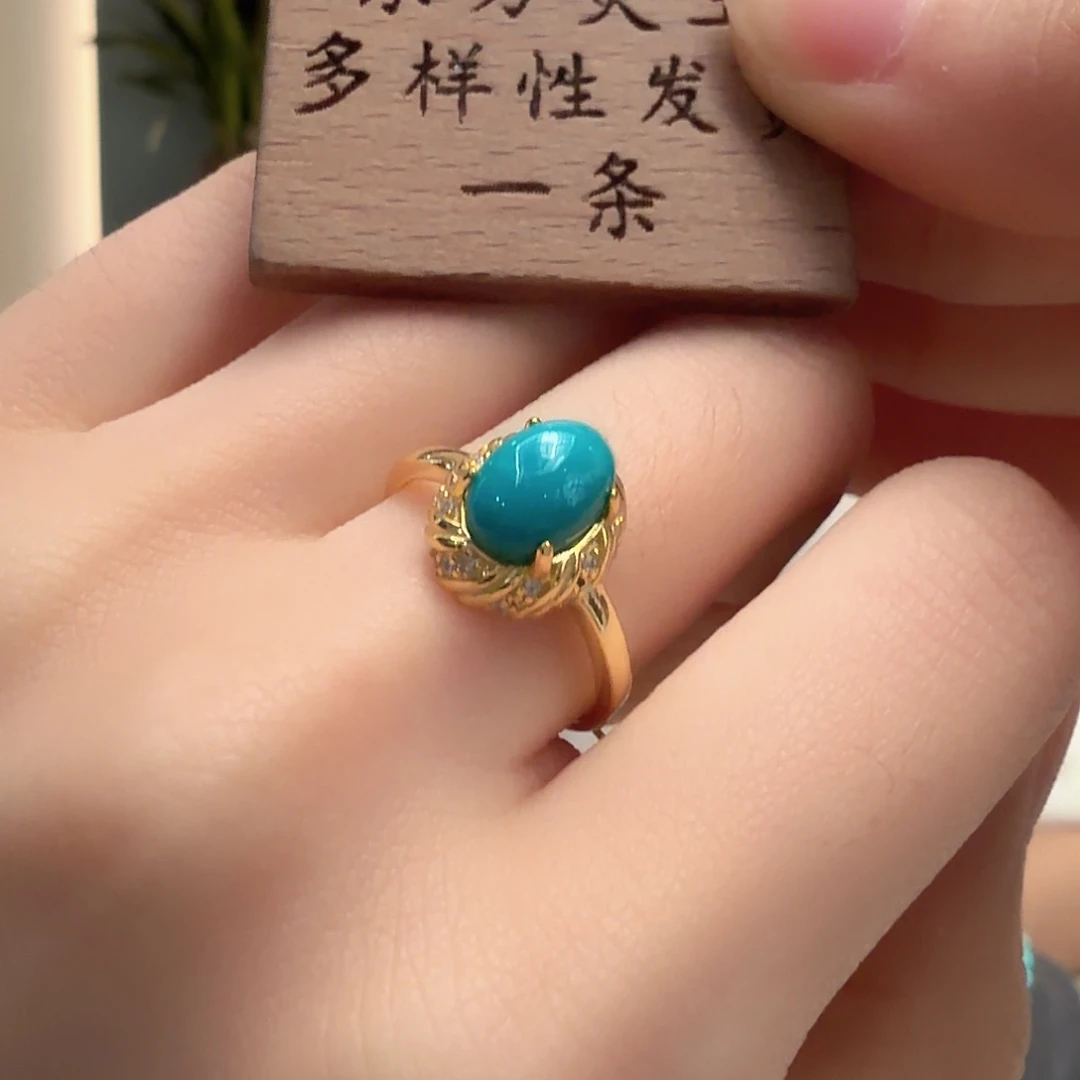 绿松石银S925镶嵌颈饰