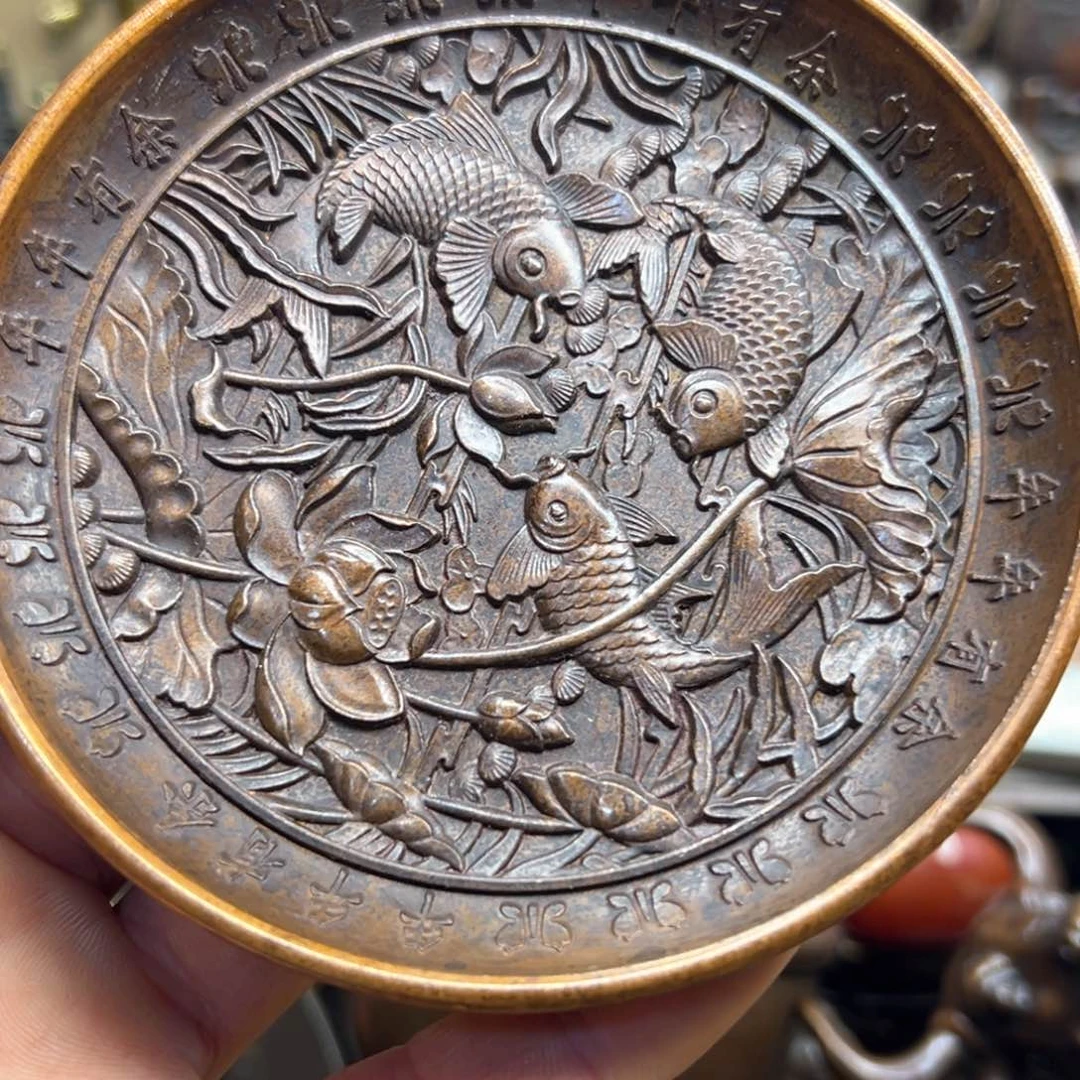 铜摆件欢迎欢迎你