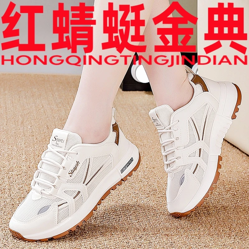 网面时尚显高显瘦穿搭女浅口优雅透气鞋子女款爆款2025轻奢鞋子