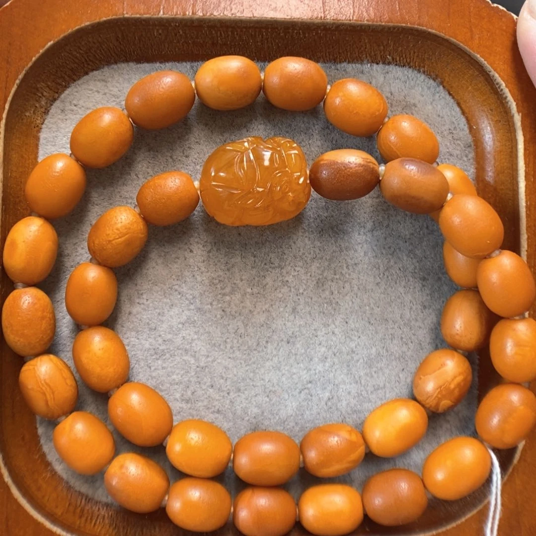 未镶嵌蜜蜡手串蜜蜡手串