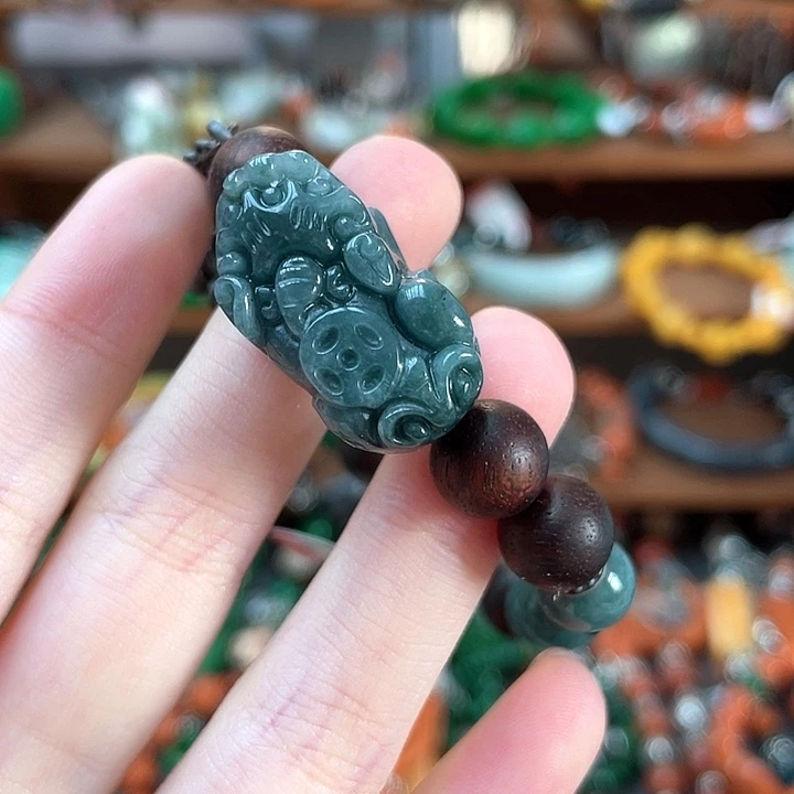 翡翠未镶嵌手链饰品