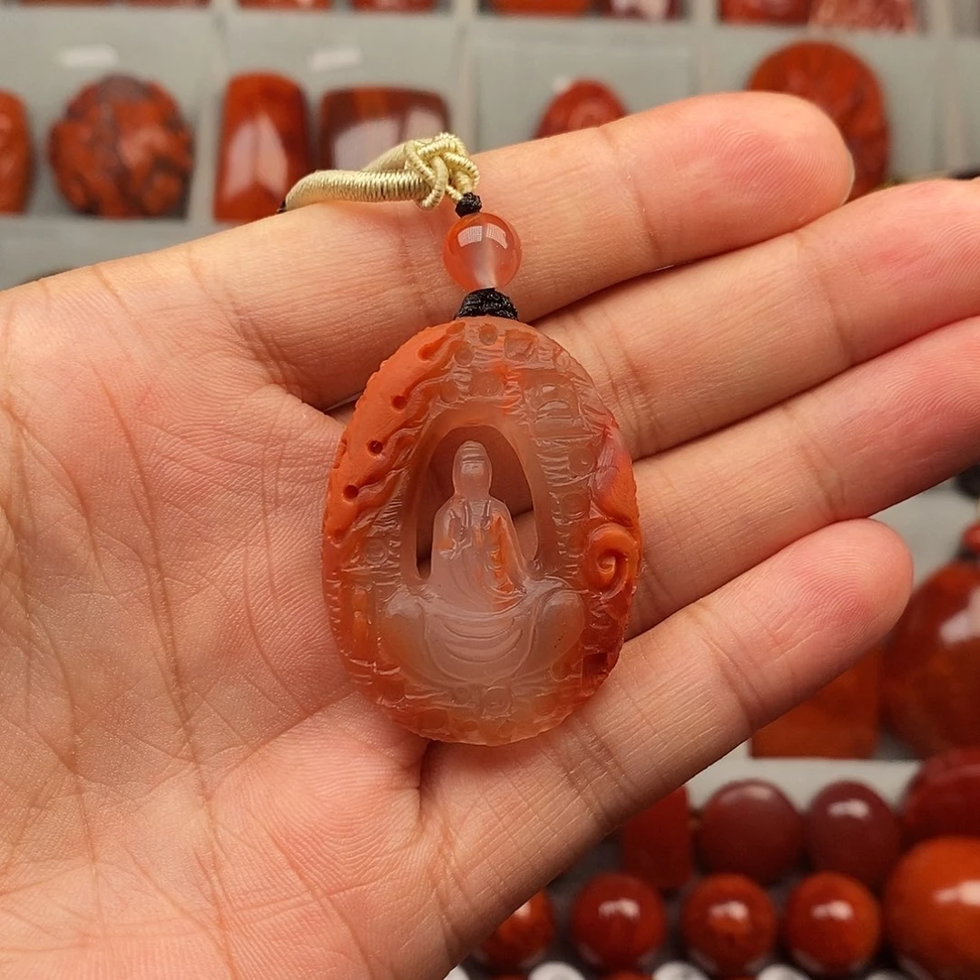 吊坠(不含链)未镶嵌南红玛瑙