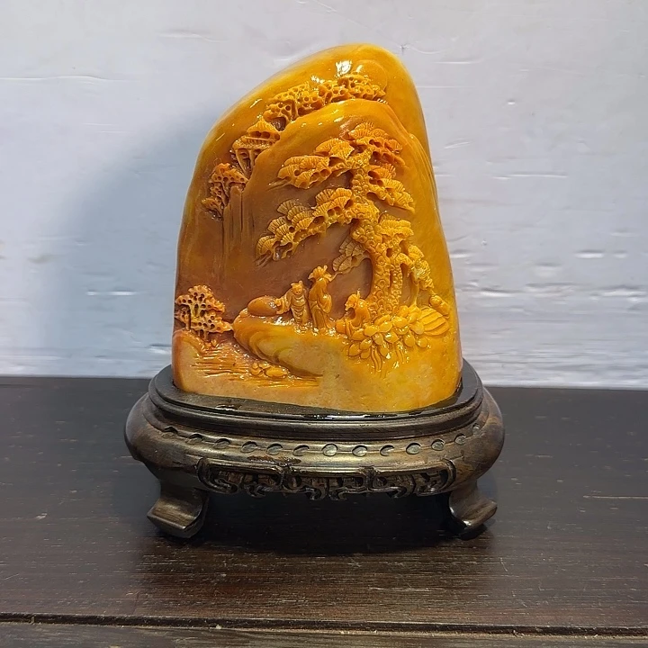 一***6寿山石寿山石摆件精品