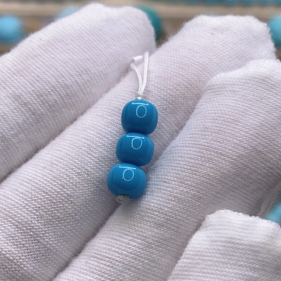 绿松石未镶嵌珠宝奇石5.7mm