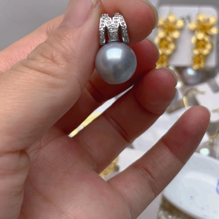 未镶嵌吊坠淡水珍珠