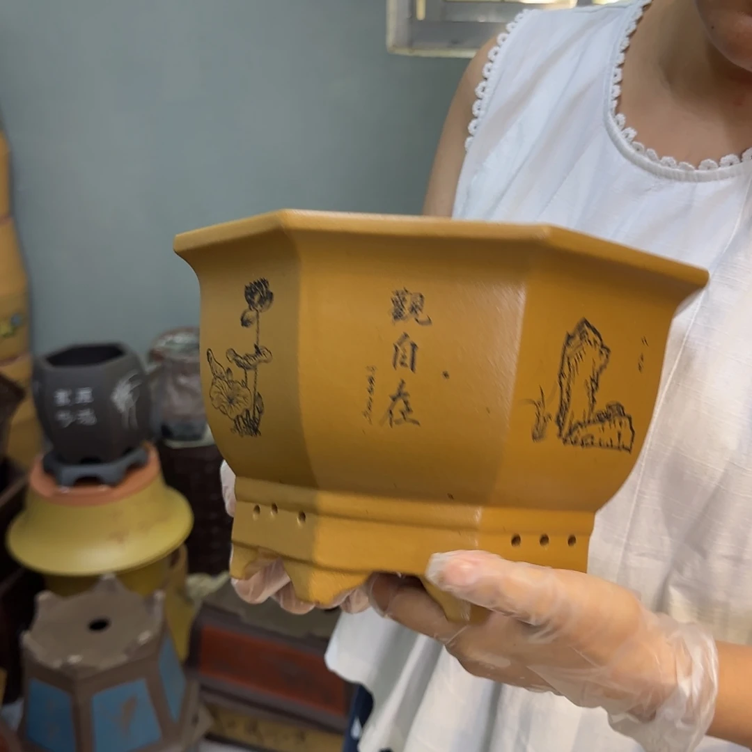 紫砂花盆紫砂口径27