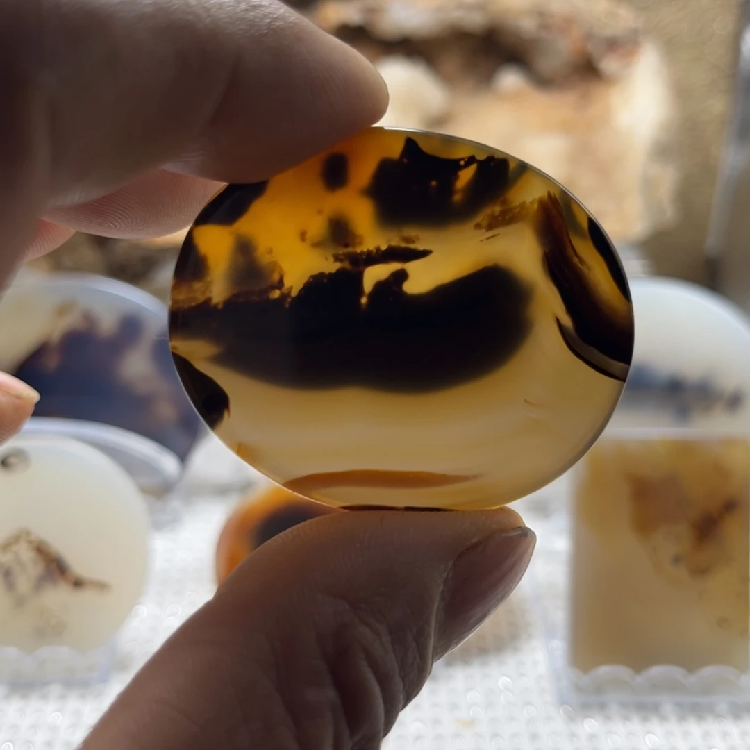 玛瑙/玉髓未镶嵌吊坠(不含链)