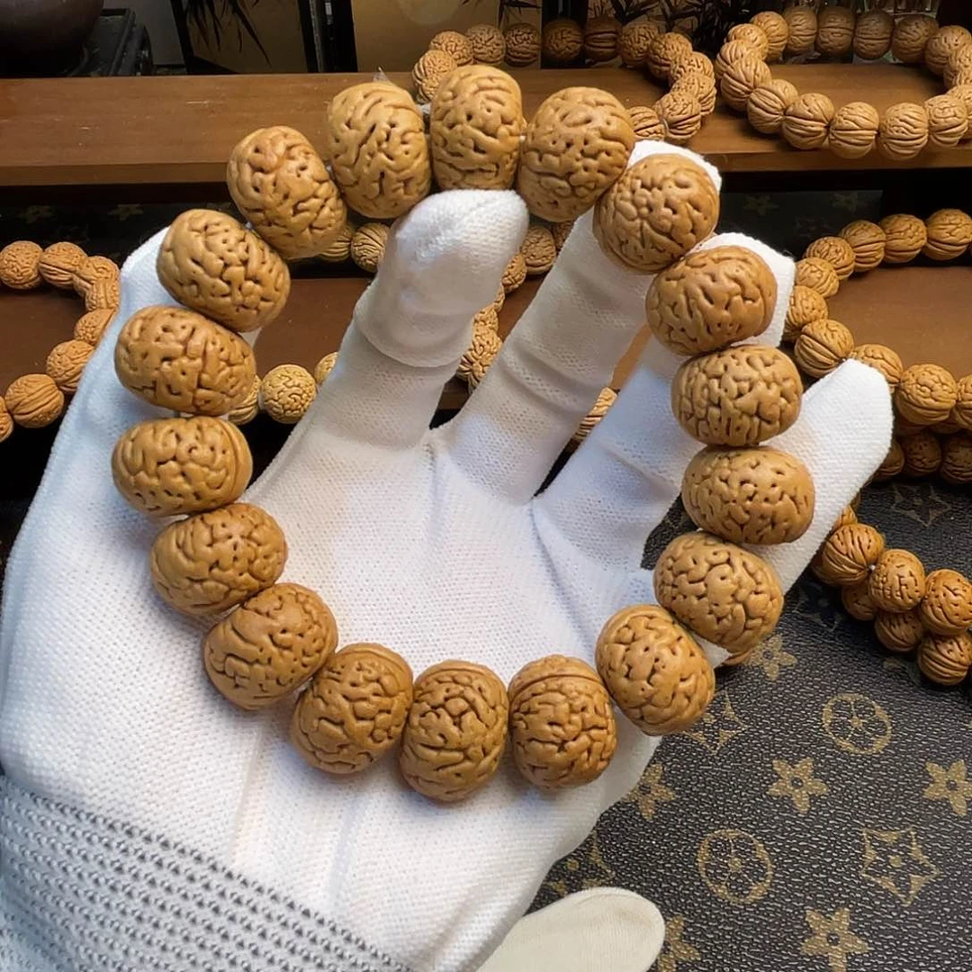 桃核手串矮壮肌肉