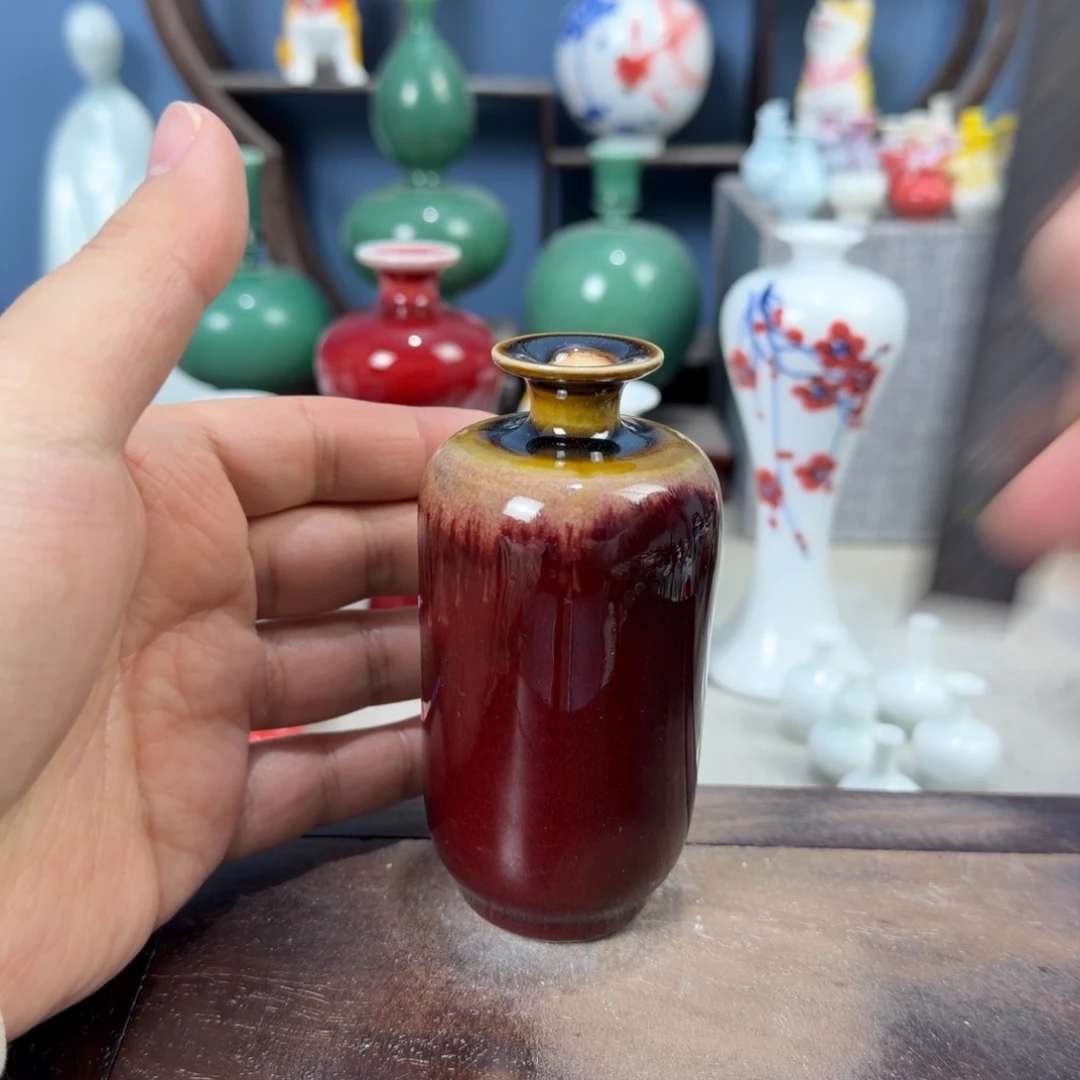 陶瓷手工小花器摆件