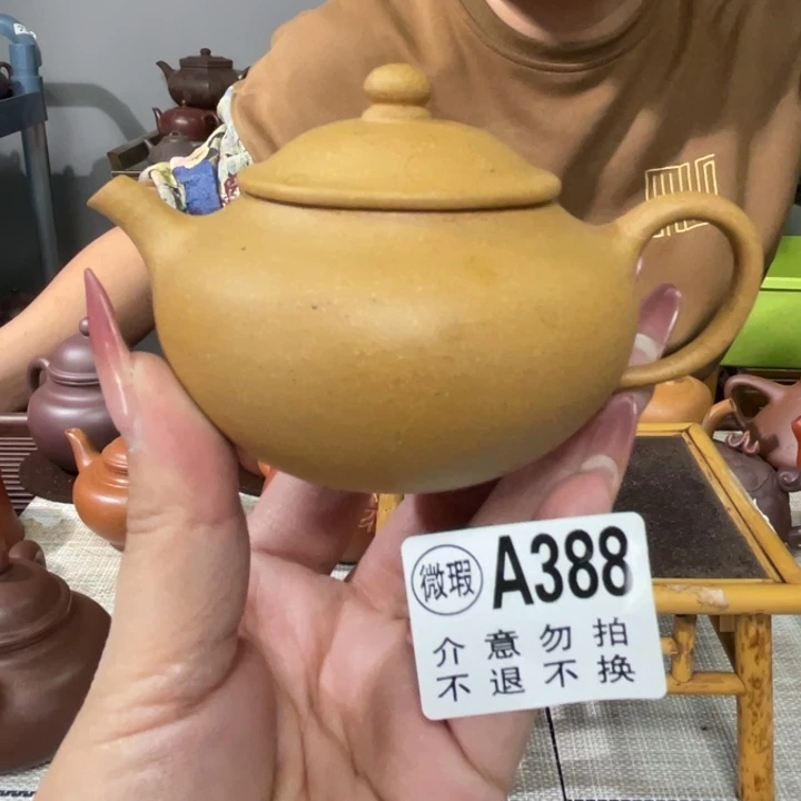 紫砂茶杯宜兴原矿紫砂精品手工