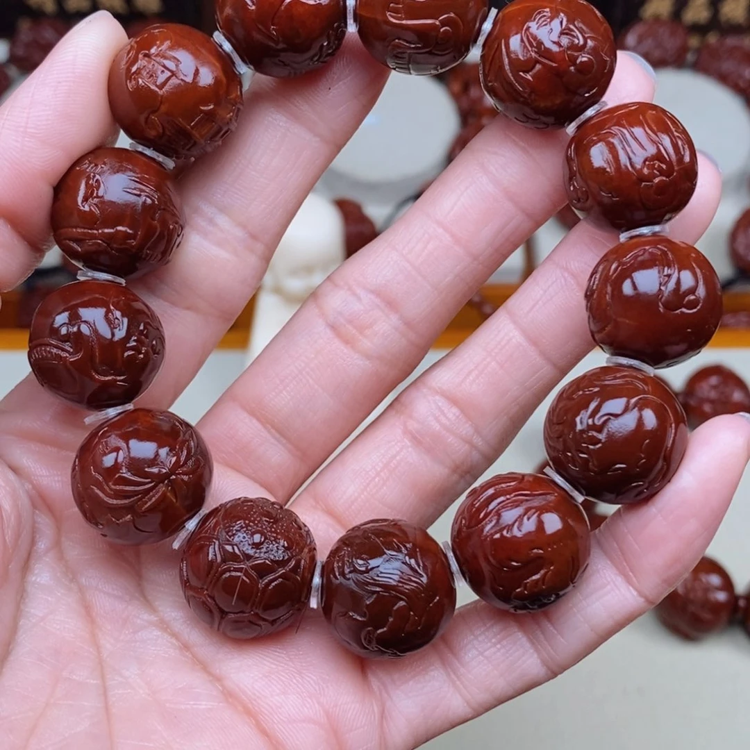 橄榄核吊坠遗****我无相佛