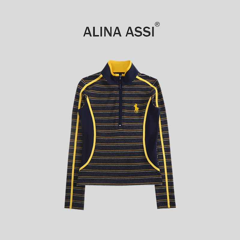 【糯米姐】2025秋冬新款显瘦T恤休闲长袖上衣AE0552