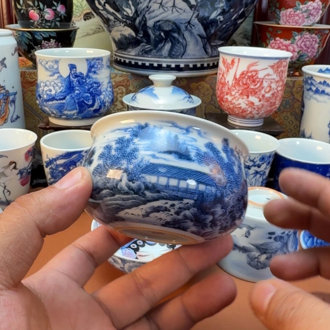 O***Q杯子陶景德镇全手工手绘陶瓷