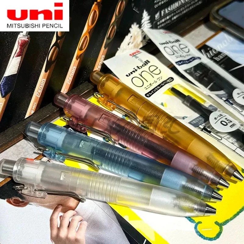 【实惠装】日本uni三菱中性笔小浓芯胖嘟嘟果茶限定冰透小胖笔浓墨