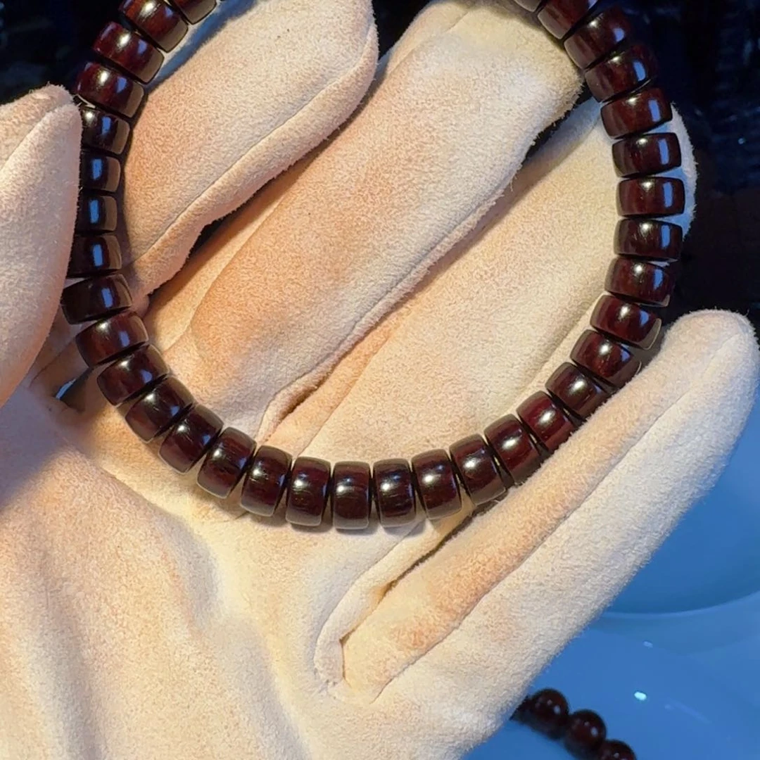 小叶紫檀手串/手链大*菜三味线古琴印度小叶紫檀8 X5药片