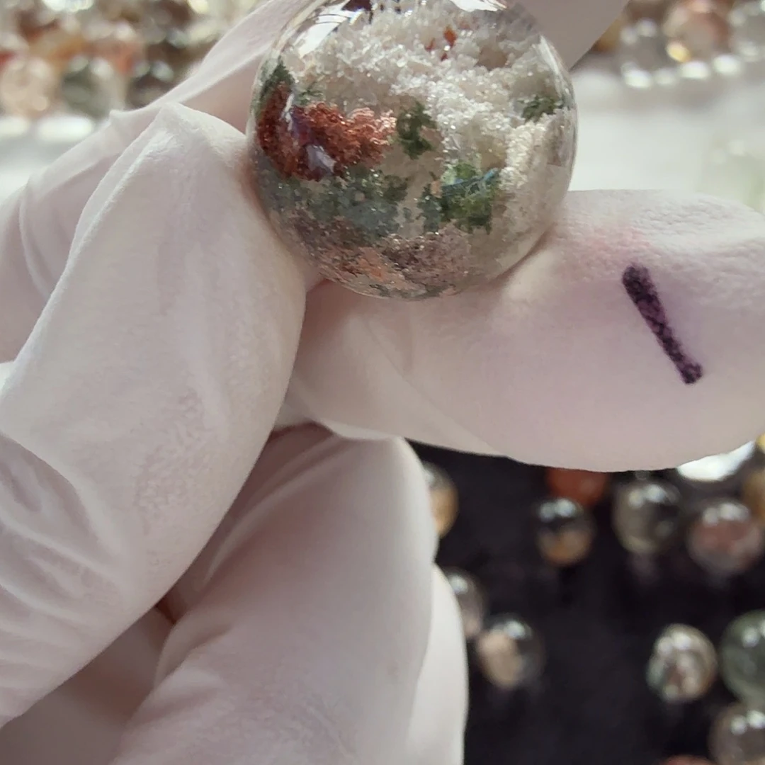 *****珠宝半成品未镶嵌水晶幽灵16.5mm定制不退换