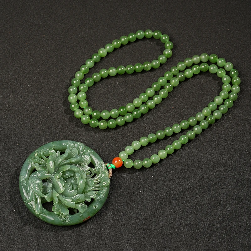 LF-25碧玉牡丹花牌