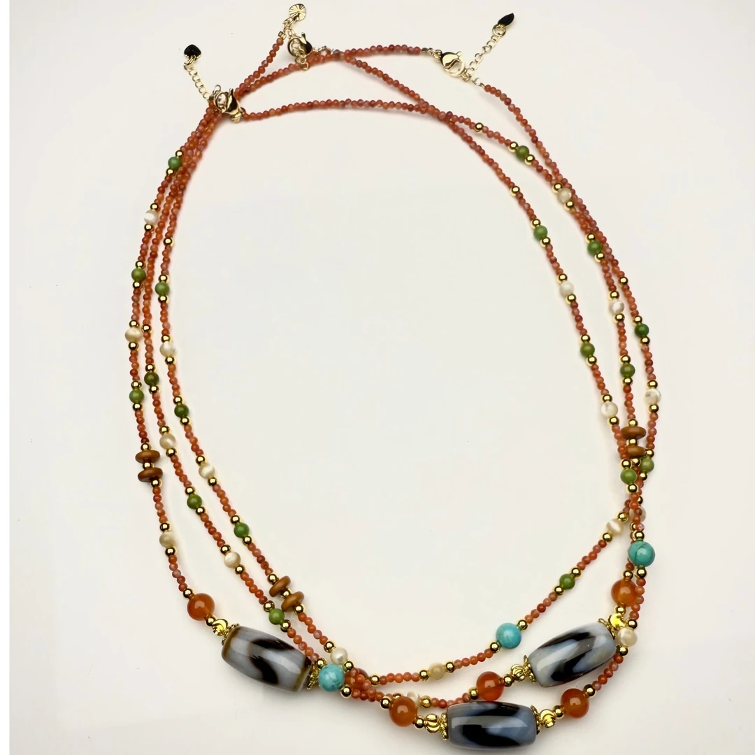 ZBG0718虎牙天天项链（天然珠宝多样性发其一）