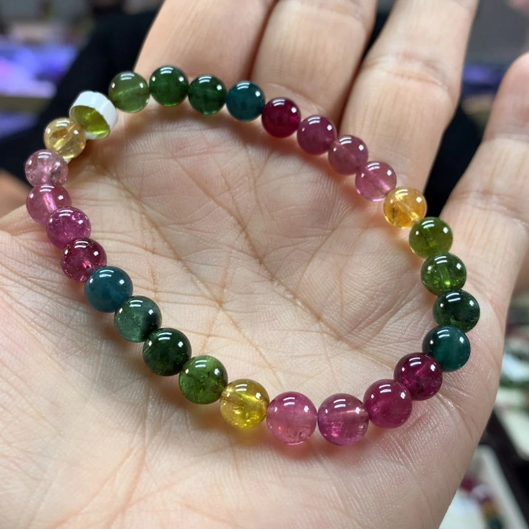 手链未镶嵌碧玺6.6左右