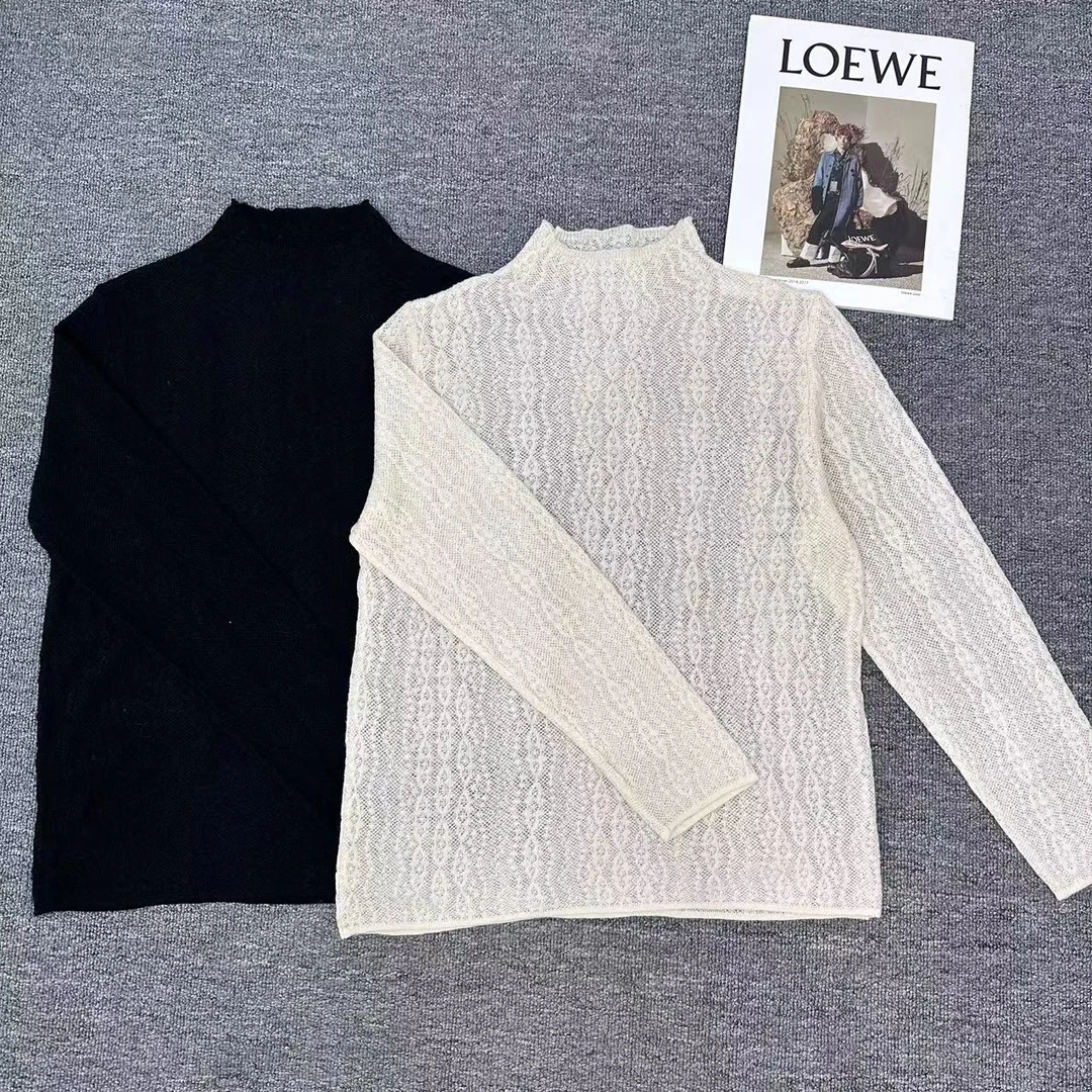 【周周家】6322濮院秋季绵羊毛立领套头女士休闲时尚街头风