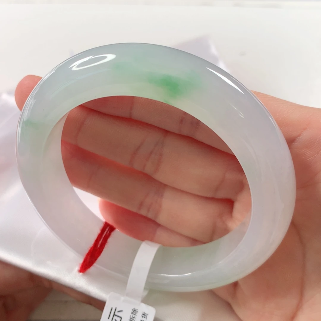 未镶嵌手镯翡翠 正圈295高货瑕疵漏⭐⭐⭐⭐⭐强烈推荐