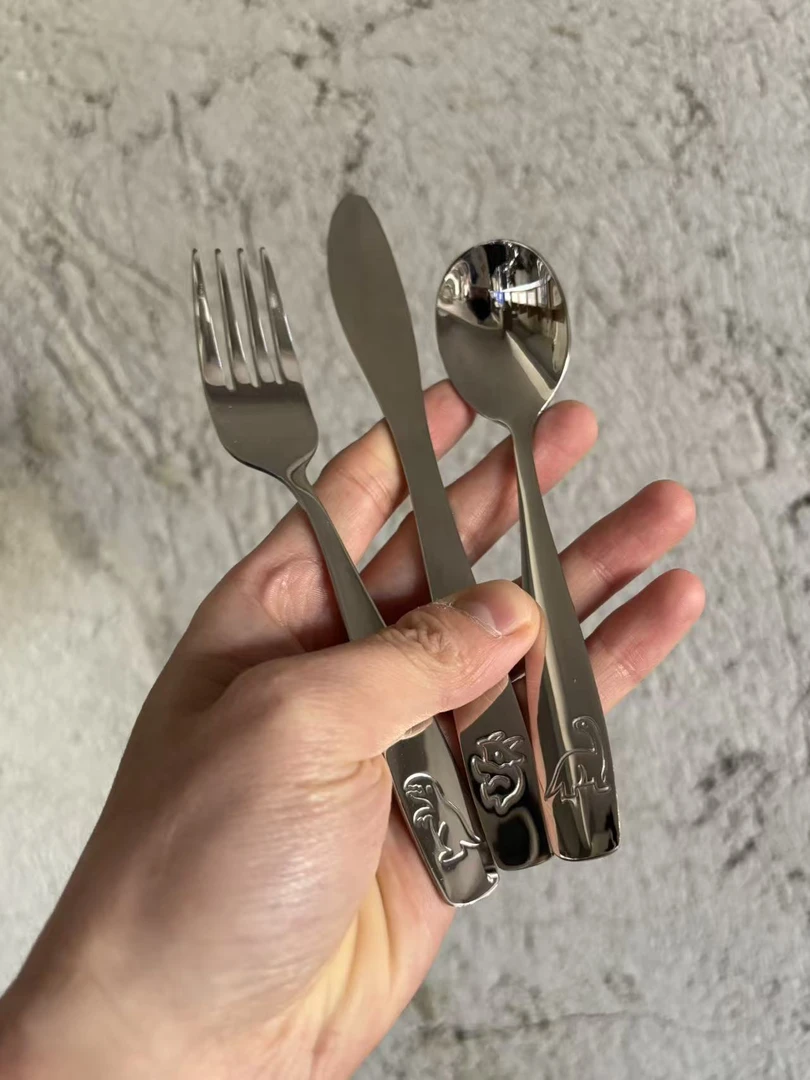 食品级304支持检测套装刀叉勺儿童成人使用