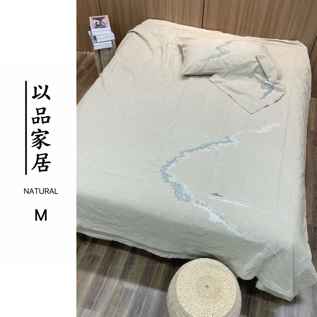 {一帆风顺}小船渡江被套三件套