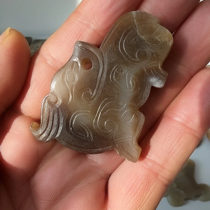 摆件陶和田玉精品摆件挂件