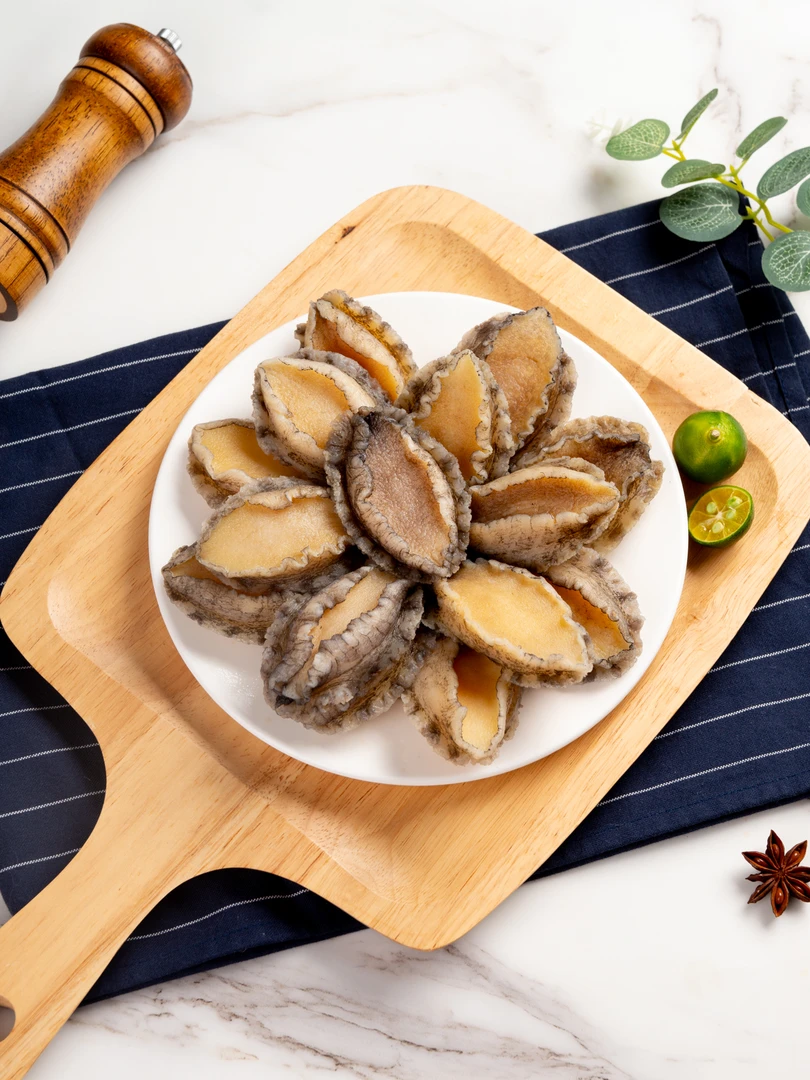 【顺丰冷链】大号鲍鱼肉5-6厘米新鲜速冻精选新鲜九孔鲍300g一袋