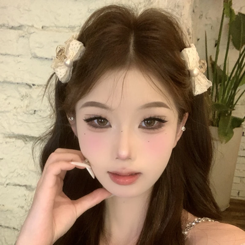 优雅气质纯欲芭蕾风蝴蝶结抓夹甜美精致公主鲨鱼夹