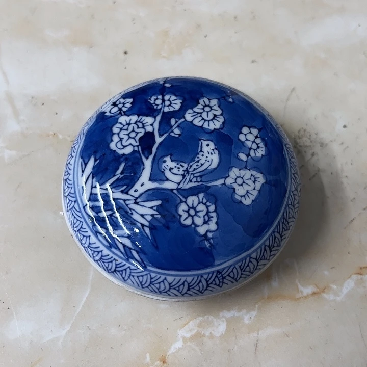 陶瓷制品摆件印泥盒