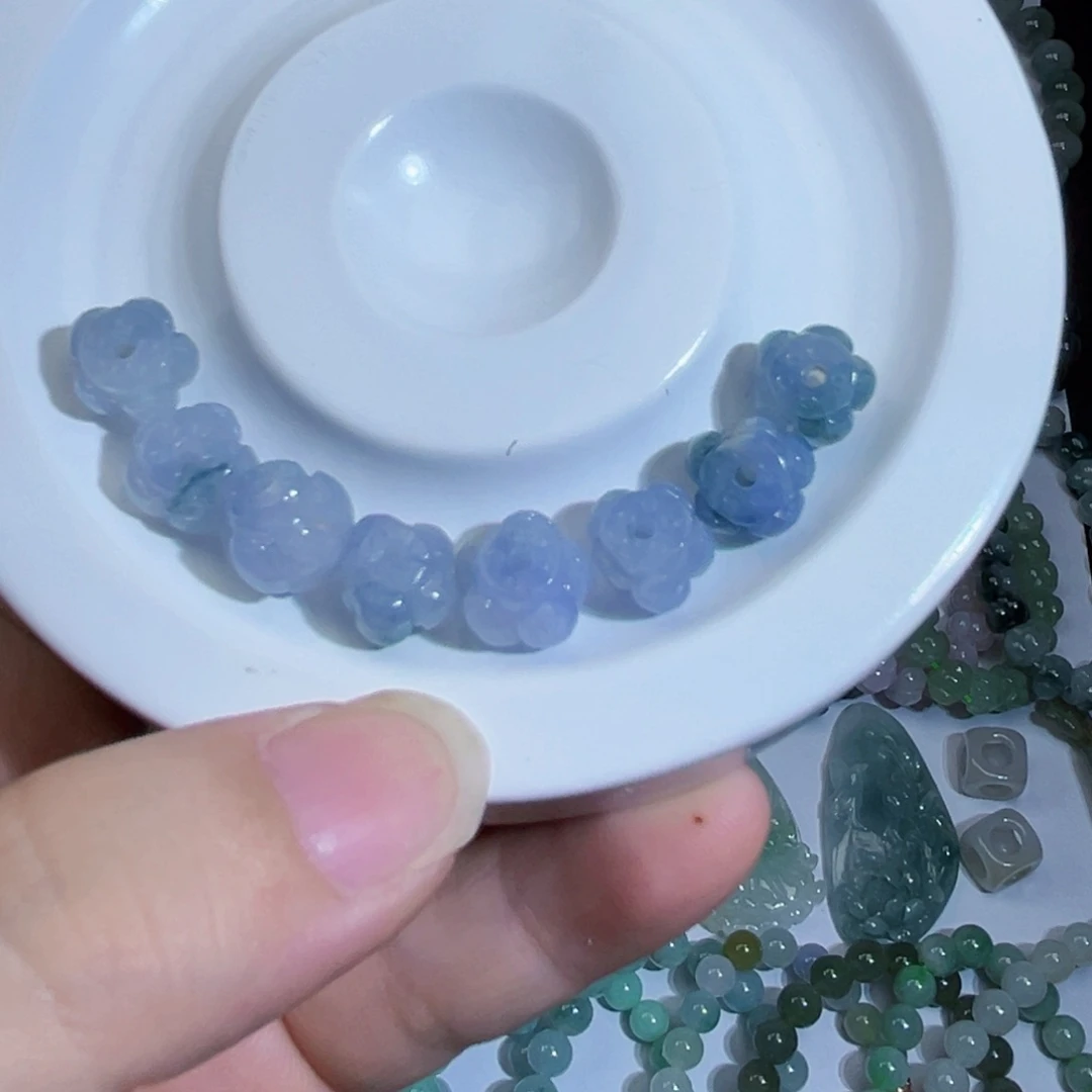 未镶嵌手串翡翠布*?翡翠