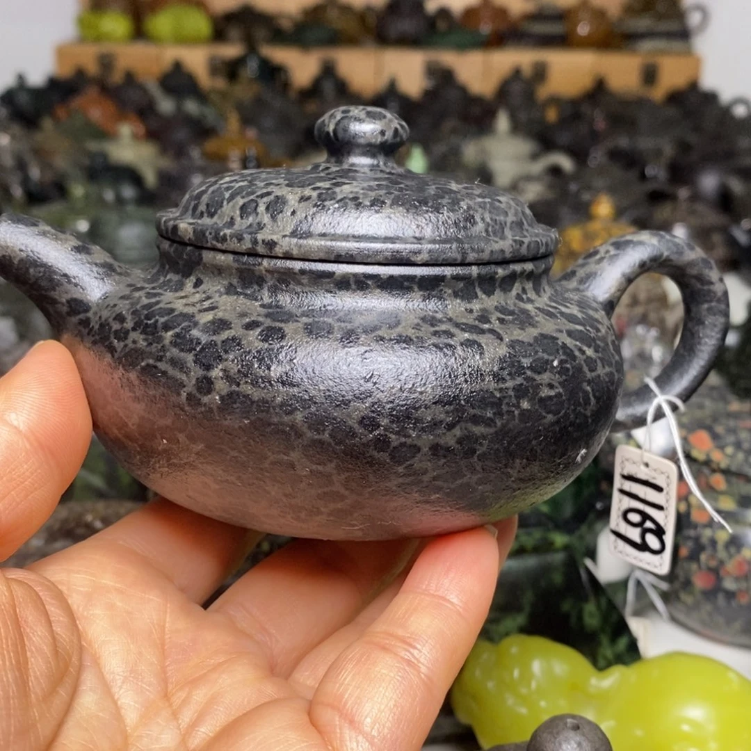 冰碛岩豹纹仿古壶240cc