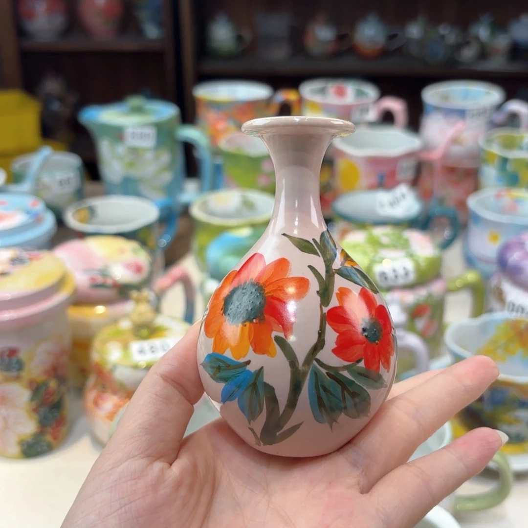 景德镇手绘高温釉下彩陶瓷茶具