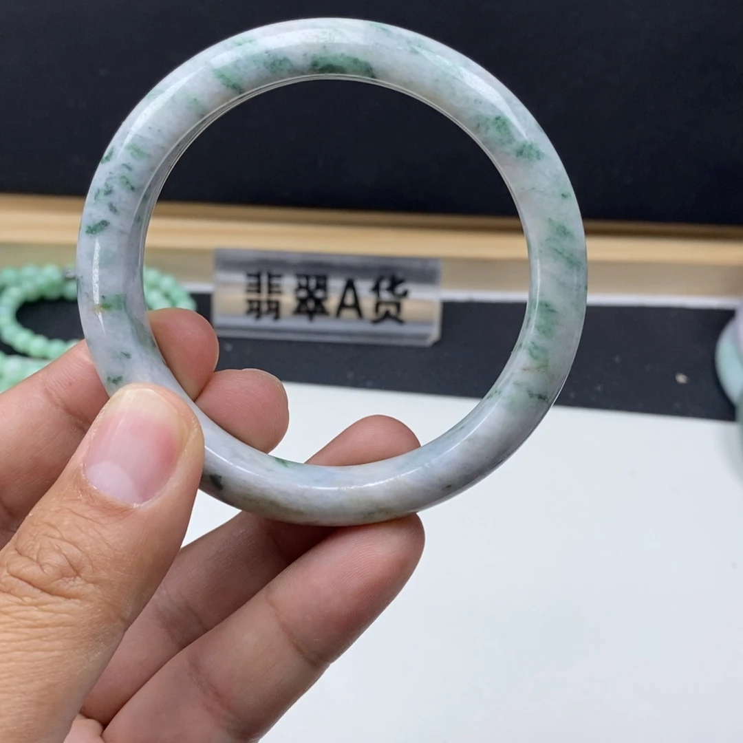 翡翠未镶嵌手镯59.4
