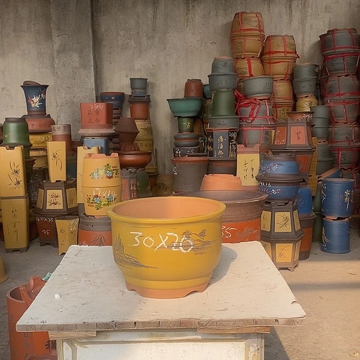 紫砂花盆紫砂花盆