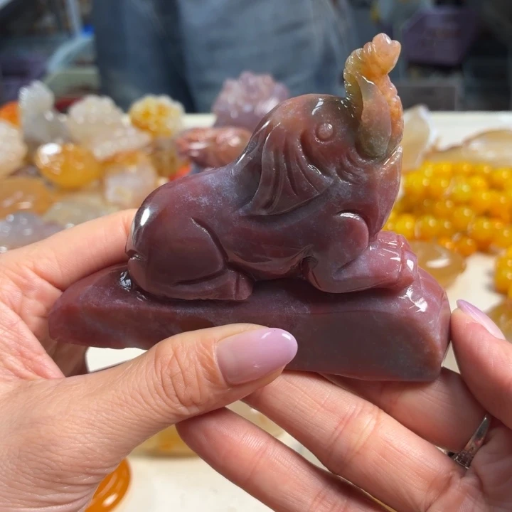 玛瑙/玉髓未镶嵌吊坠(不含链)