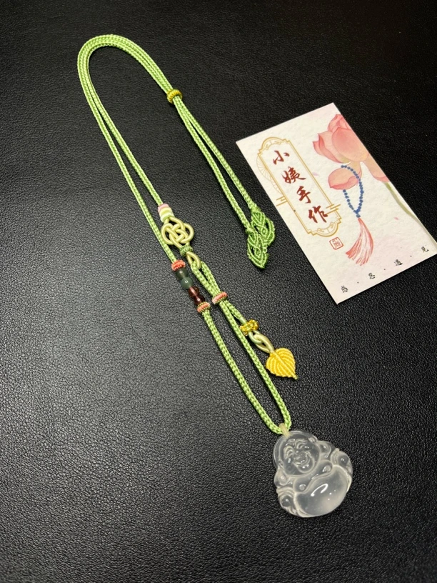 非金属布艺项链 定制款项链绳，纯手工，定制现做不支持退换