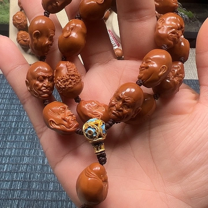 橄榄核手串/手链十八罗汉手持