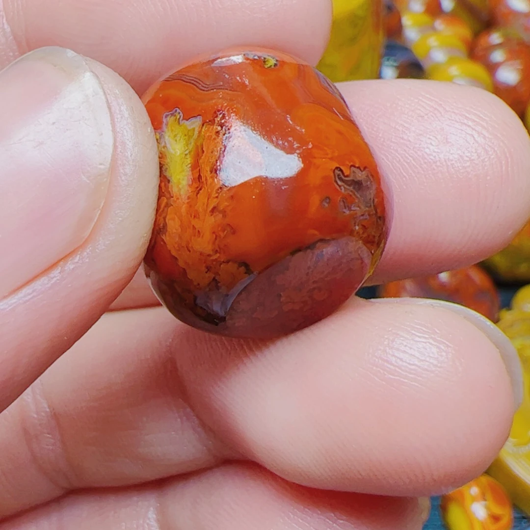 玛瑙/玉髓手链未镶嵌从****^