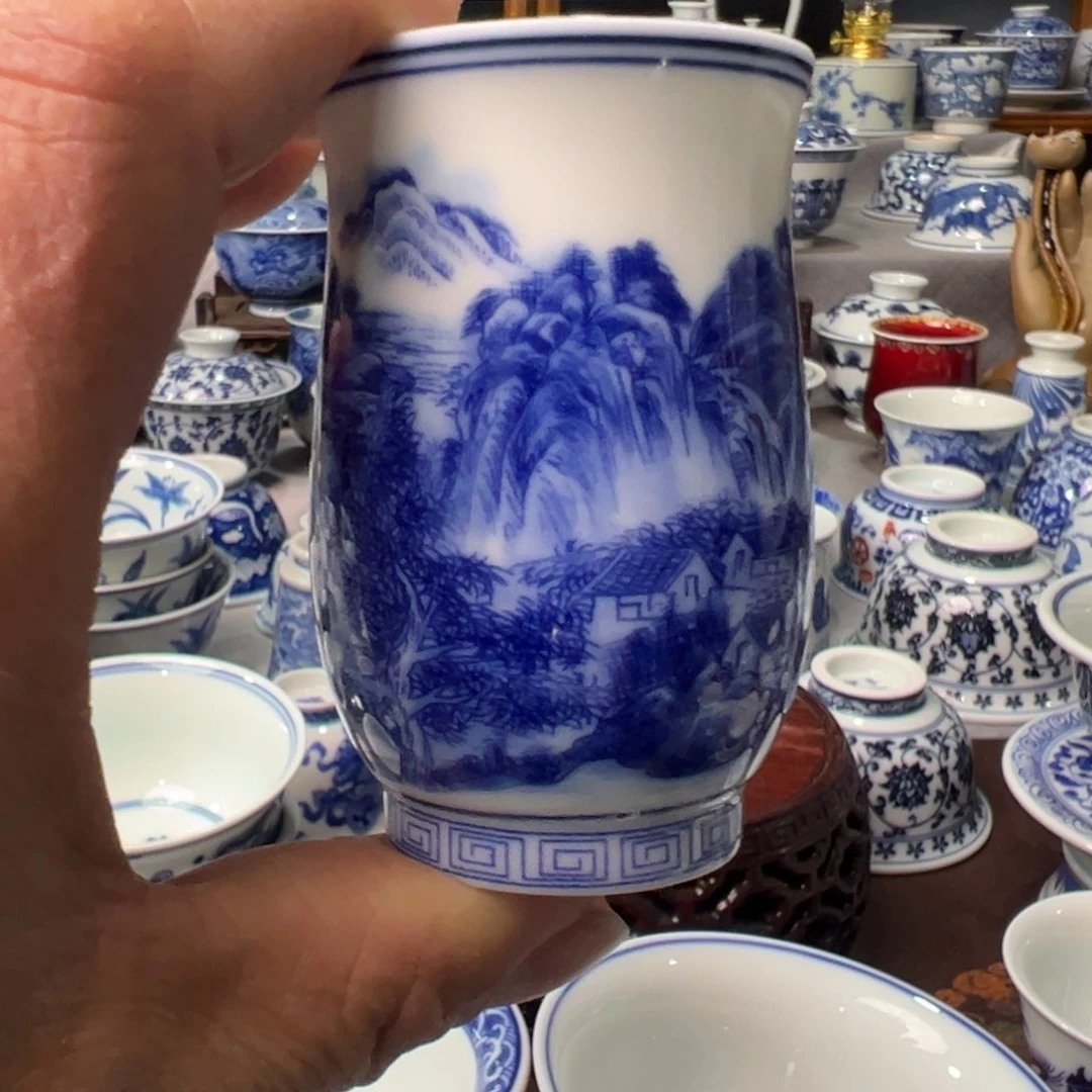 摆件景德镇青花陶瓷
